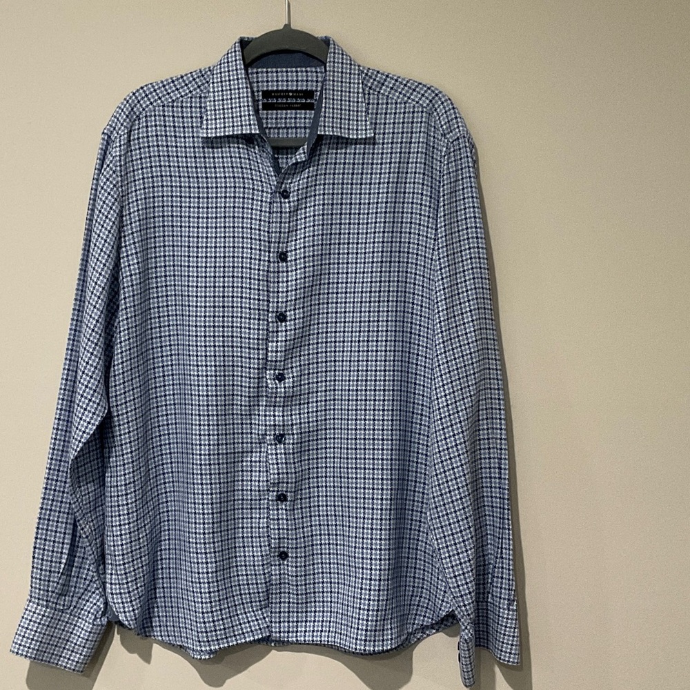 Hammer Made Limited Edition (45 of 100) Italian Fabric Houndstooth Sz 17(L-XL)